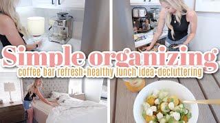 SIMPLE HOMEMAKING CLEAN WITH ME // CLEANING MOTIVATION // Typically Katie //Sincreative
