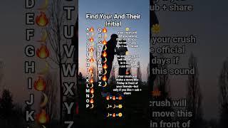 Find Your And Their Initial