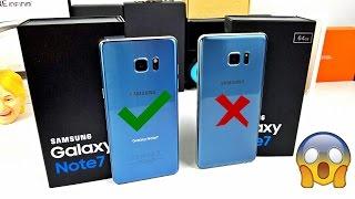Goophone Note 7 -vs- Real Note 7 - Very Close- Beware!
