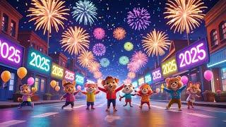 Happy New Year  | Celebration Song for Kids | Happy New Year 2025