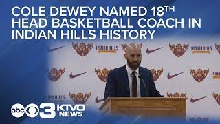 Cole Dewey named 18th Head Basketball Coach in Indian Hills History