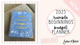 PREORDER NOW! | 2025 Humble Beginnings Budget Planner | Walkthrough |