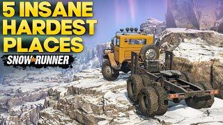 5 Insane Hardest Places in New Imandra Map SnowRunner You Need to Know
