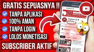 1 Hari 1000 Subscriber Gratis DALAM HITUNGAN JAM‼️CARA MENAMBAH SUBSCRIBER YOUTUBE GRATIS AMAN 2024