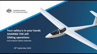 Non-controlled operations – Sharing the air with gliders – 18 September 2024