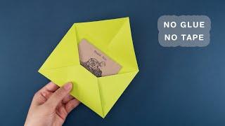 Easy Paper Envelope - How to make an Envelope out of paper - Envelope Origami