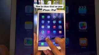 This is how you remove virus on your iPhone / iPad  #shorts #apple #ios #ipad #samsung #android