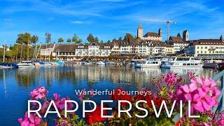 Rapperswil 4K Walk ️ Zurich Lake ▶︎ Switzerland Beautiful Places ▶︎ Captions