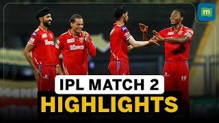 IPL 2024 Match 2 Highlights | Punjab Kings Win IPL Opener Against DC By 4 Wickets