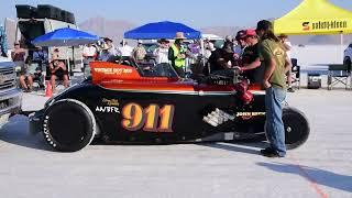 911 Blown Fuel Roadster - 283mph run at Bonneville Speed Week