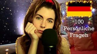  ASMR Deutsch: 100 Persönliche Fragen mit Tippen 