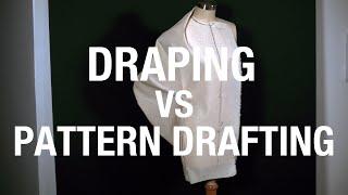 【DRAPING vs PATTERN DRAFTING】 Advice for people who want to learn pattern making 【PROS and CONS】