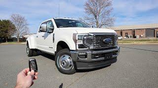 2021 Ford F350 Super Duty King Ranch: Start Up, Test Drive, Walkaround and Review