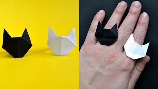 Nice PAPER RING "CAT" | Origami Jewelry | Tutorial DIY by ColorMania