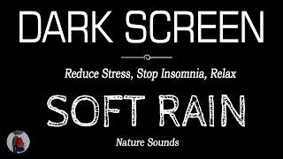 Reduce el estrés, frena el insomnio, relajante con Sonido de Lluvia PANTALLA NEGRA ️ Black Screen