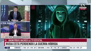 Anonymous hackeó la TV Estatal Rusa