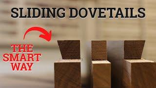 SMART & EASY WAY for making Sliding Dovetails || Prevent table tops from warping