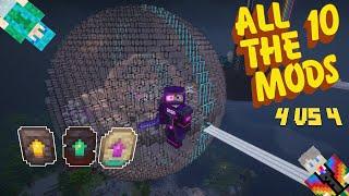 ATM10 4V4 SMP - Ep 16 - ATM Smithing Templates And Where To Find Them! Feat: Quantum Armour!