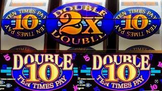 Classic Double 10 Times Pay Old School 3 Reel Casino Slot