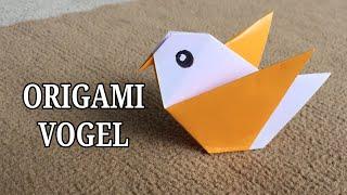 Origami Vogel Einfach - Vogel Papier - Origami Falten - Origami Bird - Basteln mit Papier