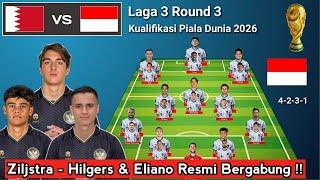 Ziljstra - Eliano & Hilgers Resmi !! Bahrain vs Indonesia ~ Kedalaman Skuad Indonesia ~ Update