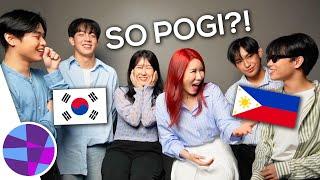 Koreans Meet PPOP Group for the First Time! (with AJAA!)  | EL's Planet