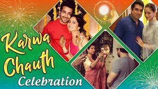 TV Celebs KARWACHAUTH Celebration : Karan Patel, Arjun Bijlani, Drashti Dhami, Aamna Sharif