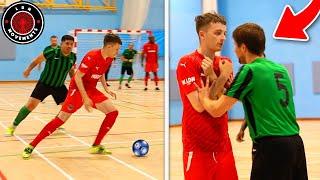 I Played in a PRO FUTSAL MATCH & It Was DANGEROUS! (Football Skills & Goals)