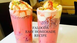 Falooda - Refreshing Cold Beverage - Easy Homemade Recipe | Dota’s