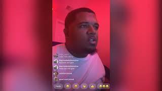 D.Hill Cooking Up Fire Beats On Instagram Live Show's Screen | IG Live TV