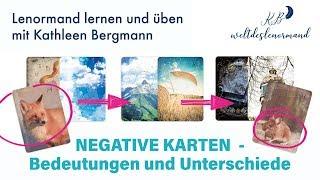 Lenormand Deutung: Negative Lenormandkarten genau erklärt  Unterschiede & Merkmale & gute Seiten️