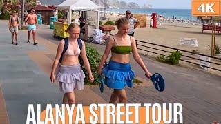 Alanya City Full Tour ! Alanya Street Tour 2024 ! Alanya Antalya 2024 ! Alanya 4K 60 FPS Video !