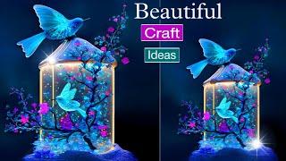 Simple & Easy Amazing Craft Ideas ~ DIY Plastic Bottle Lamp Decor 