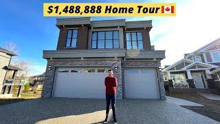 Canadian Houses| Inside a $1,488,888 Estate Home Tour in Edmonton, Canada! | Life in Canada