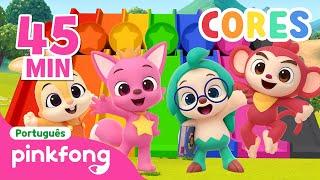 Aprenda as Cores com Pinkfong e Hogi |As Cores|+Completo|Pinkfong,Bebê Tubarão!Canções para Crianças