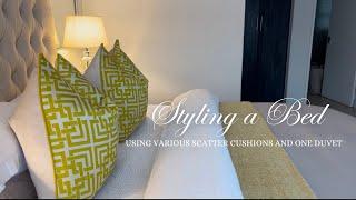 Bed Styling | How to Layer Your Bed | Luxurious Scatter Cushions | Homemaker |  Vlog