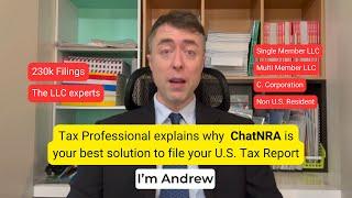 How Non-U.S. Residents Can Simplify Tax Filing for Their LLCs | ChatNRA, The LLC Experts