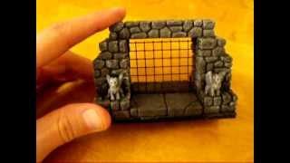 Hirst Arts D&D Dungeon Tile Entrance and Room Pieces
