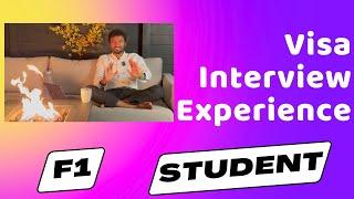  F1 Student Visa Interview Experience. Chennai to IUB.