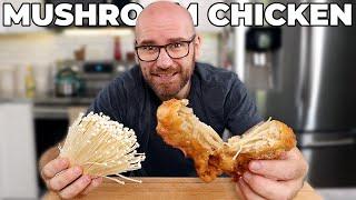 I Tried Fried Chicken made from Enoki Mushrooms