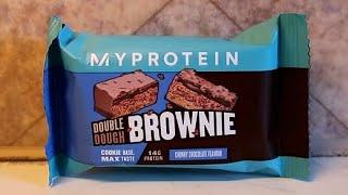 #Taste-Test-My Protein Double Dough Protein Brownie  Chunky Chocolate