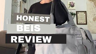 Honest Beis Review- The Weekender Bag #beis #honestreview