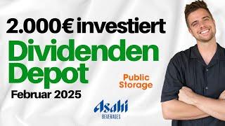 2.000€ in Aktien investiert  | Dividenden Depot Februar 2025