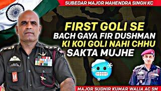 Subedar Major Mahendra Singh KC, SM On Major Sudhir Kumar Walia AC, SM | 9 PARA SF Legends