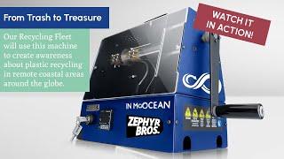 Precious Plastic Melbourne presenting our mobile recycling machines for our IN MOCEAN fleet