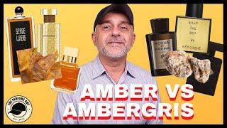 AMBER VS AMBERGRIS | WHAT'S THE DIFFERENCE? + FAVORITE AMBER AND AMBERGRIS FRAGRANCES