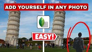 How To ADD YOURSELF to Any PHOTO 2024 - Snapseed Editing Tutorial