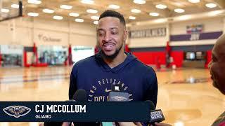 CJ McCollum on dealing with rumors, team record | New Orleans Pelicans