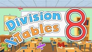 Division Tables | 8 | Jack Hartmann