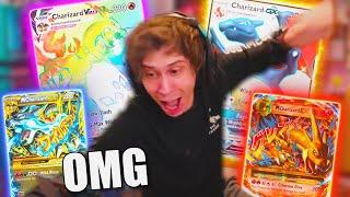 RUBIUS EPIC UNBOXING de CARTAS POKEMON en busca del CHARIZARD de 2000$